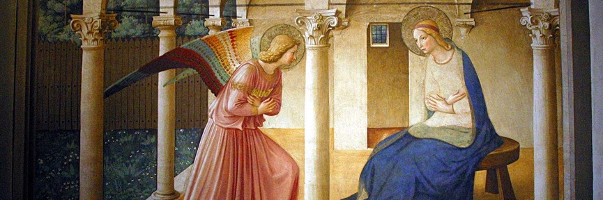 L'Annonciation. Fra Angelico